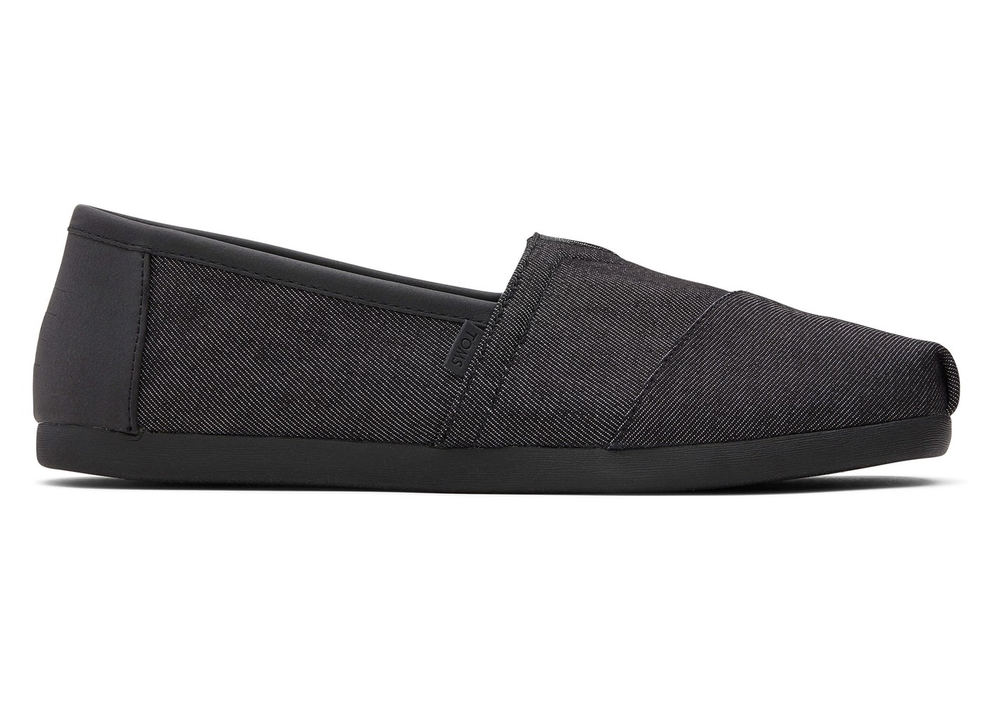 Toms Alpargata Synthetic Trim Espadrille Black - Mens - 34265-EDAM